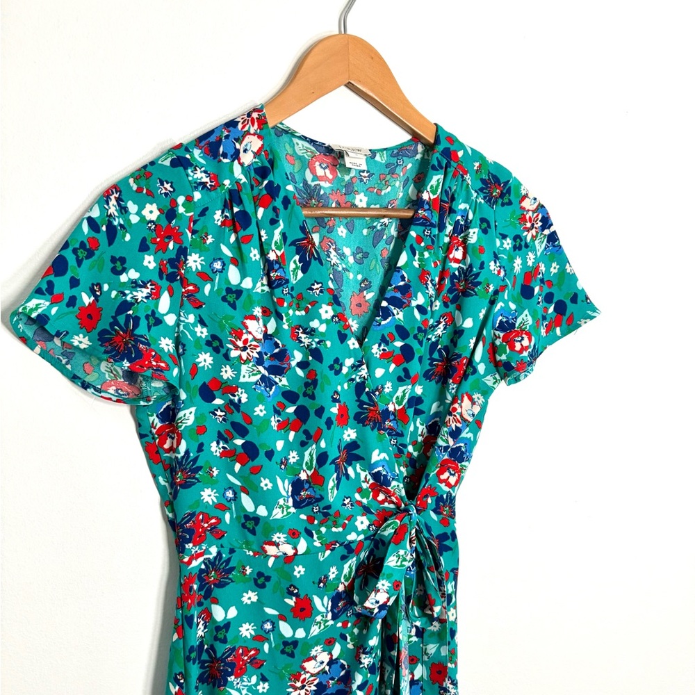 J Crew Floral Wrap Dress